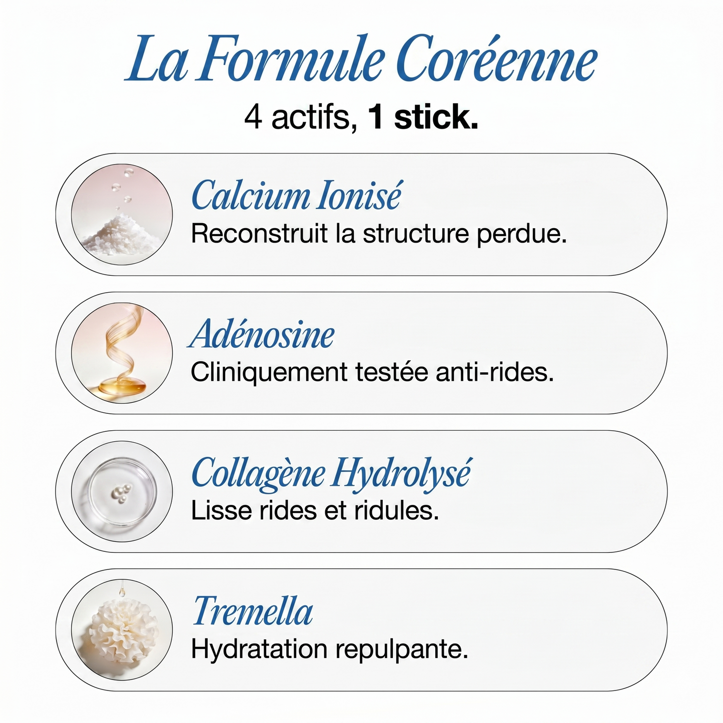 Stick Anti-Âge au Calcium & Collagène