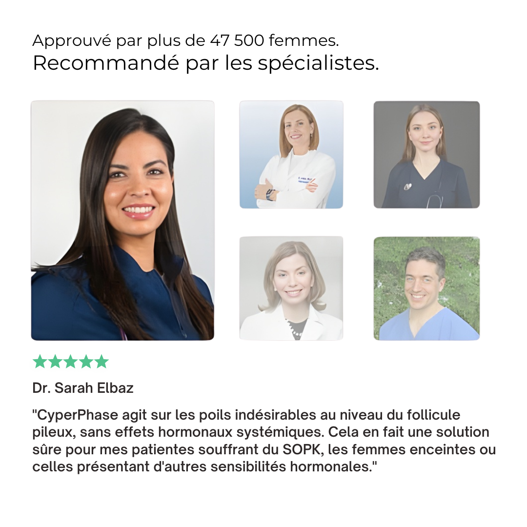 CyperPhase™ – Inhibiteur de Croissance des Poils