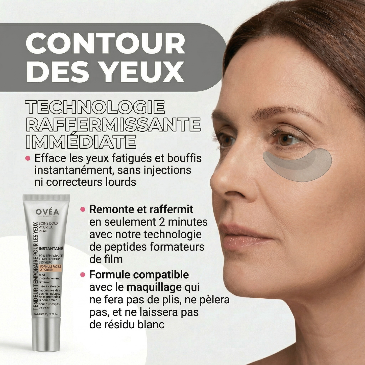 Sérum Tenseur Yeux aux Peptides (Effet Instantané)