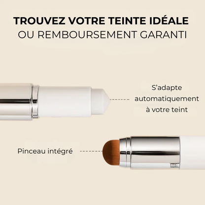 Fond de Teint 2-en-1 avec Pinceau Intégré