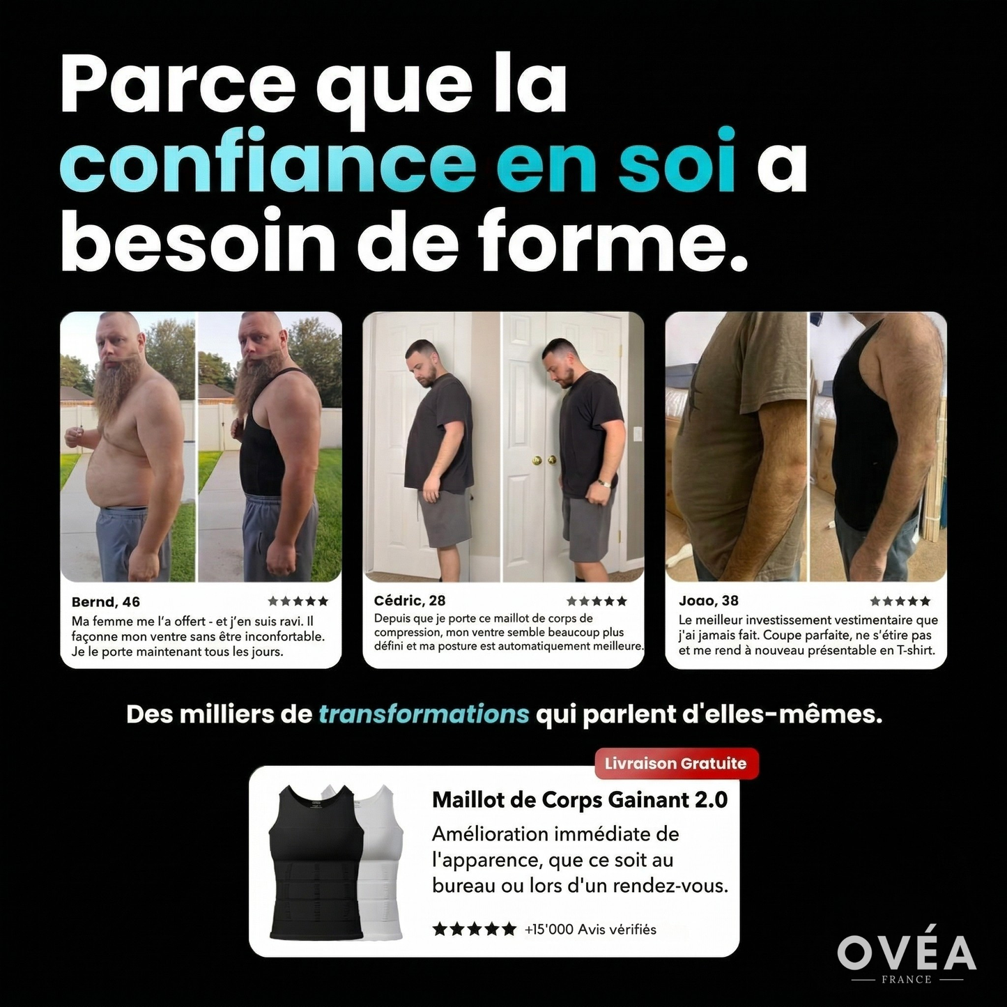 Maillot de Corps Gainant 2.0 — Édition Invisible